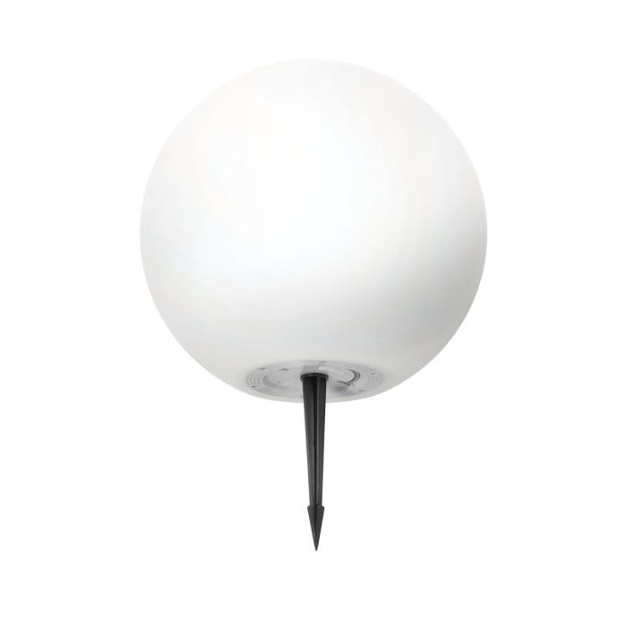 Kula ogrodowa lampa solarna z pilotem LED 30cm 3000K+RGB Kobi